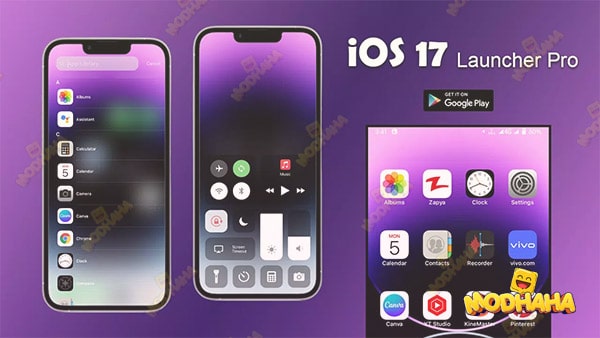 launcher ios 17 pro apk for android