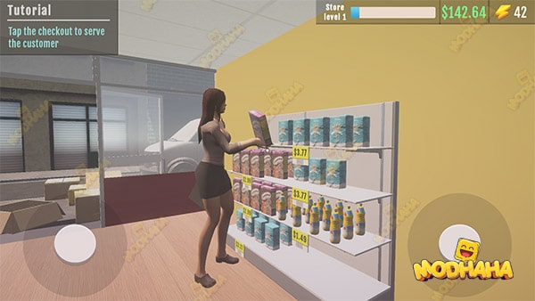 Supermarket Simulator 3D Mod APK Unlimited gold coins