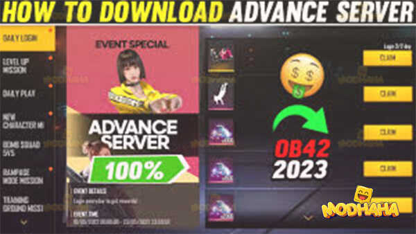 free fire advance server update