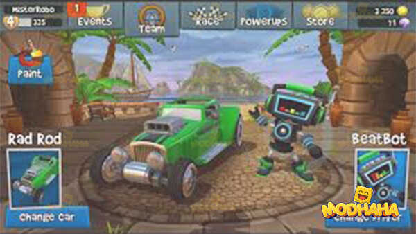 bb racing 2 mod apk all cars unlocked