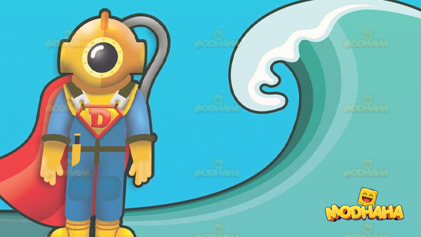 diver hero mod apk modhaha