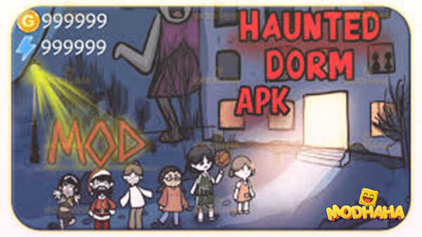 haunted dorm mod apk unlimited money and gems