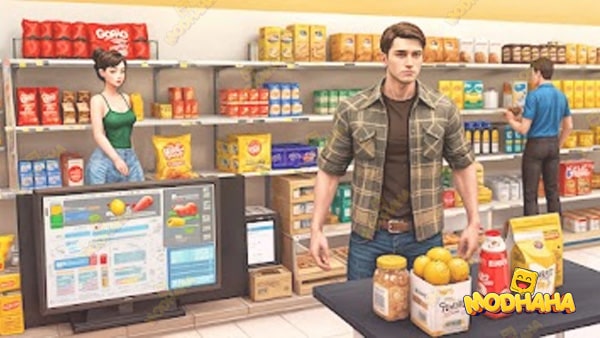 Manage Supermarket Simulator Mod APK modhaha