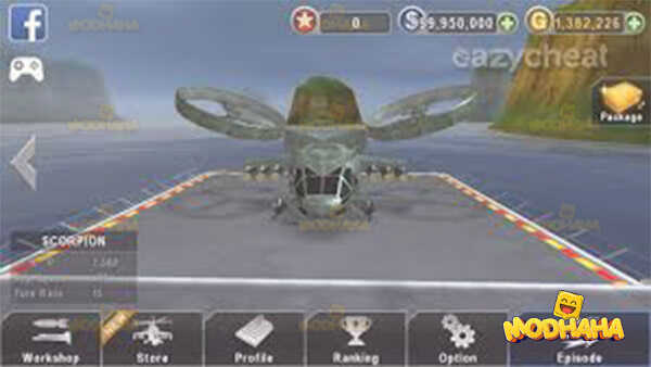 gunship battle mod apk unlimited money and scraps download