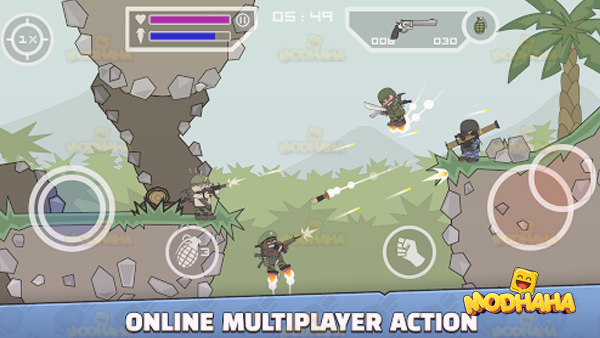 mini militia mod apk offline