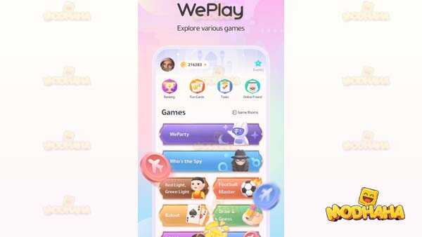 weplay mod apk unlimited money