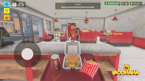 Burger Station Simulator 3D Mod APK android