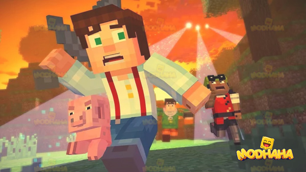 minecraft story mode apk + obb all episodes