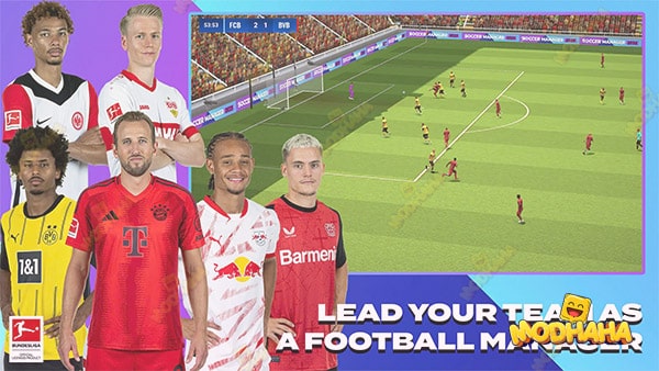 soccer manager 2025 mod apk unlimited money